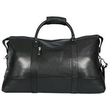 Canyon Outback Falls Canyon 22-Inch Leather Cabin Duffel Bag, Black, One Size