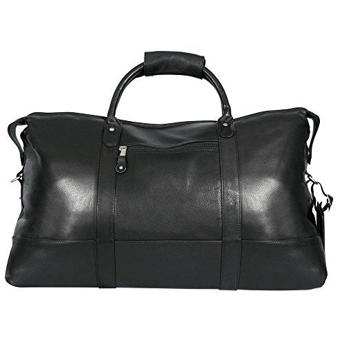 Canyon Outback Falls Canyon 22-Inch Leather Cabin Duffel Bag, Black, One Size