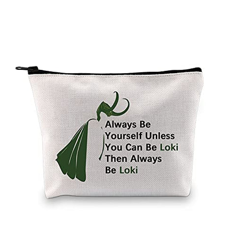 G2TUP Lokki Cosplay Cosmetic Makeup Bag Looki Fan Gift Always Be Yourself Unless You Can Be Lo-ki (Always Be Yourself)