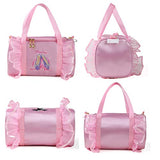 Debbieicy Cute Ballet Dance Backpack Tutu Dress Dance Bag with Key Chain Girls (pink3 of shoes)