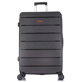DUKAP Definity Lightweight Hardside Spinner 28'' inches Large Luggage Grey