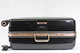 Enkloze X1 Weight Watcher Suitcase Zipperless Self Weighing Carbon Black/Rose Gold TSA Approved 100% PC Carbon (25")