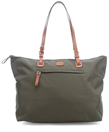 Bric'S Women'S X X 2.0 Large Sportina Shopper Tote Travel Shoulder Bag, Olive, One Size