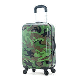 Rockland 20" Polycarbonate Carry On, Camo