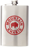 Mountain Khakis Stainless Steel Mk Flask, Stainless Steel, One Size