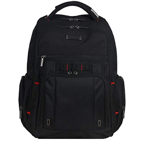 Kenneth Cole Reaction Dual Compartment with USB Port (RFID) Laptop Backpack Black One Size