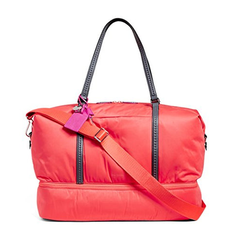 Vera Bradley Midtown Travel Bag, Polyester, coral reef