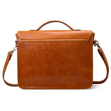 ECOSUSI Messenger Bag PU Leather Laptop Briefcase 14 inch Computer Shoulder Satchel Bag for Women