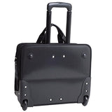 McKleinUSA Franklin 56445 Black Nylon 17 Detachable-Wheeled Laptop Case US Patent # 6,595,334