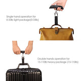 Amir Digital Luggage Scale, 110Lb/50Kg Hanging Portable Travel Electronic Suitcase Scale, Backlight