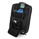 Lencca Quadra Messenger Bag & Backpack For Microsoft Surface Book 13.5 Inch Laptops, Black