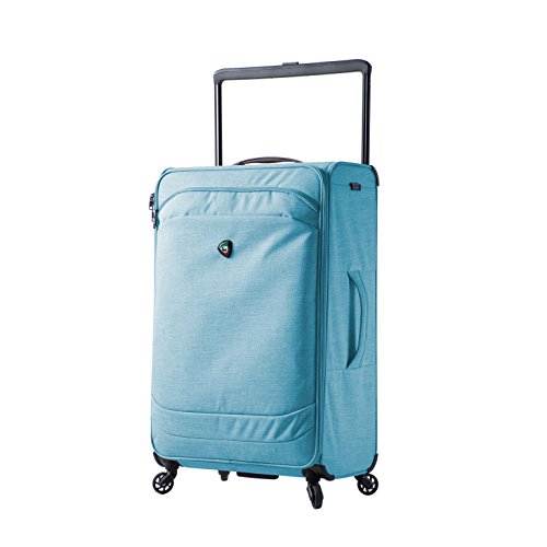 Mia Toro M1127-28In-Aqa Italy Kitelite Strato Softside 28 Inch Spinner, Aqua