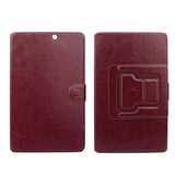 AutumnFall 8 inch Desktop Folding TPU +Leather Bracket Mobile Phone Screen Magnifier 3D HD Video