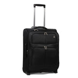 Aerolite Lightweight 2 Wheel Ryanair Max Cabin Hand Luggage, 55 Cm, 42 Litre, Black