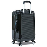 Dejuno Contour 3-Piece Hardside Spinner TSA Lock, Blue