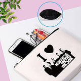Novelty Inspired Cosmetic Bag I Love New Kid On Black Gift for Women