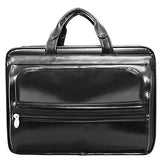 McKlein Elston Black 15.6" Nylon Double Compartment Laptop Case