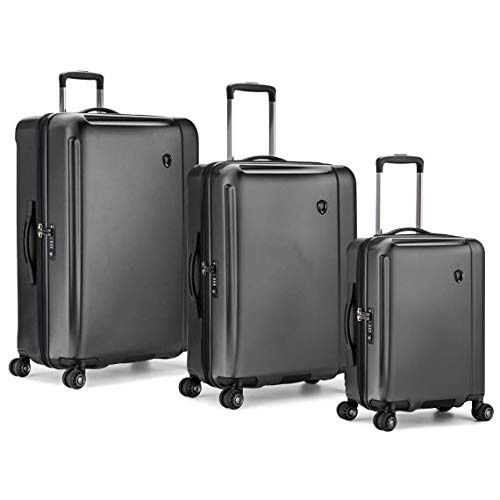 Traveler's Choice Halow 3-piece Hardside Spinner Set gray