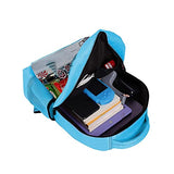 LORVIES Christmas Magical Train Backpack Kids School Book Bags for Elementary Primary Schooler for Boys