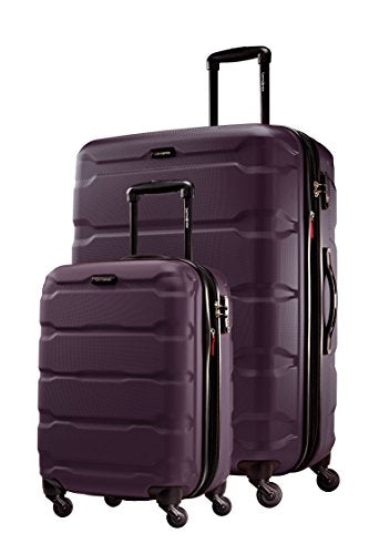 Samsonite Omni PC 2 Piece Set of 20 and 28 Spinner (Purple)