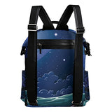 Colourlife Starry Night Stylish Casual Shoulder Backpacks Laptop School Bags Travel Multipurpose