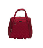 Rockland Wheeled Underseat Carry-On, Red, One Size