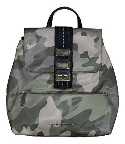 Tommy Hilfiger Camouflage Print Backpack (Green)