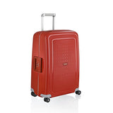 Samsonite S'Cure Hardside Carry On Luggage with Spinner Wheels, 20 Inch, Crimson Red