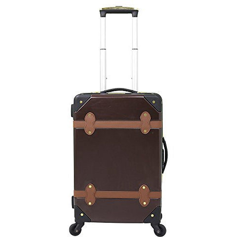 Chariot Titanic 20'' Hardside Spinner Carry On (Brown)