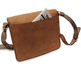 Handmade Genuine Leather Full Flap Messenger Messenger Shoulder Bag Hlt_015
