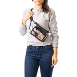 360 DESIGN BOX Clear Fanny Pack, Adjustable Transparent Clear Waist Bag, NFL Stadium Approved Clear