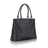 Solo Waldorf Tote with 15.6 Inch Laptop Compartment, Black