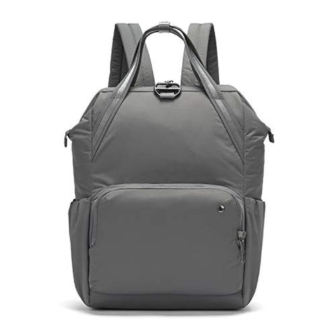 Pacsafe Women's Citysafe CX 17L Anti Theft Backpack-Fits 13 inch Laptop, Econyl Storm, One Size