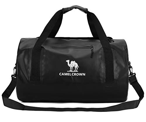 Shop Camel Crown Waterproof Duffle Bag, 43L L โ Luggage Factory