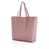 Joy Mangano Metallic Set ELite Hardside Luggage and Tote, Platinum