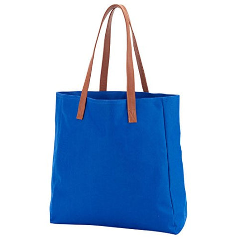 High Fashion Tote Bag Can Be Personalized Perfect For Bridal Party Shower Gifts (Royal Blue)