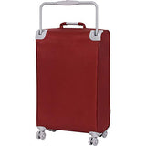 IT Luggage 22" World's Lightest 8 Wheel Spinner, Purple Pennant With Cobblestone Trim