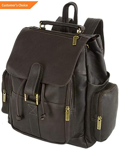 Kaputar Carepa Colombian Leather Backpack Large Rucksack Everyday or Travel | Model BCKPCK - 116 |