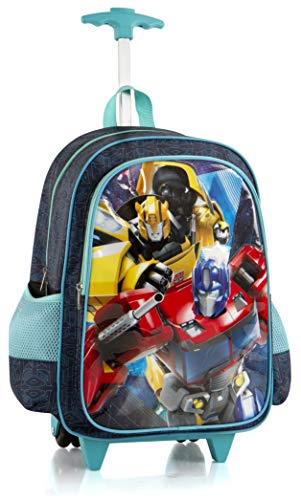Superheroes Transformers 16" Softside Rolling Luggage Wheeled Backpack