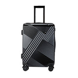 TPRC 3 Piece "Percy Collection" Premium 8-Wheel Luggage Set with TSA Lock System Includes 28" Suitcase, 24" Upright, and 20" Carry-On, Black Color Option