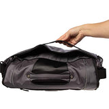 Kenneth Cole Reaction Flapover Castlerock Single Gusset 17 inch Messenger Bag for Laptops - Charcoal Gray