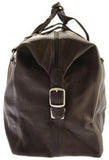 Piel Leather Extra Large Zip-Pocket Duffel, Saddle, One Size