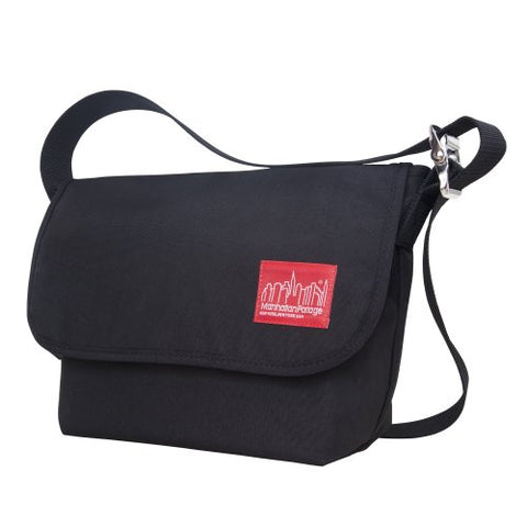 Manhattan Portage Vintage Junior Messenger Bag, Black, Medium