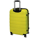 World Traveler Regis Hardside Expandable Spinner Luggage Set, Yellow