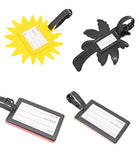 4 Pack Unique Luggage Tag Travel Suitcase Bag Summer Beach Series Identify Label with Loop (4 PCS) by OVOV