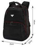 FreeBiz Business, Travel & Work Water Repellent Laptop Backpack Suitalbe to Laptop 14" or Below