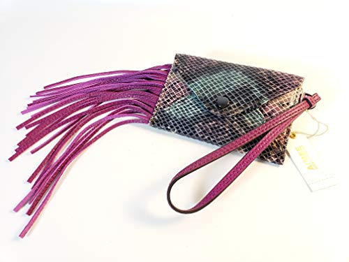 Aimee Kestenberg Ryder II Wristlet Grecian Blue Snake Leather