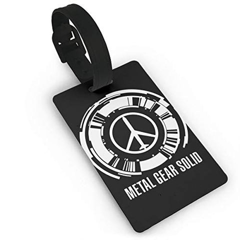 LuckyTagy Metal Gear Particular Luggage Tag Initial Bag Tag Suitcase Tag Travel Bag