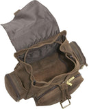 LeDonne Leather Distressed Leather Multi Pocket Backpack