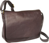 LeDonne Leather Full Flap Over Shoulder Bag